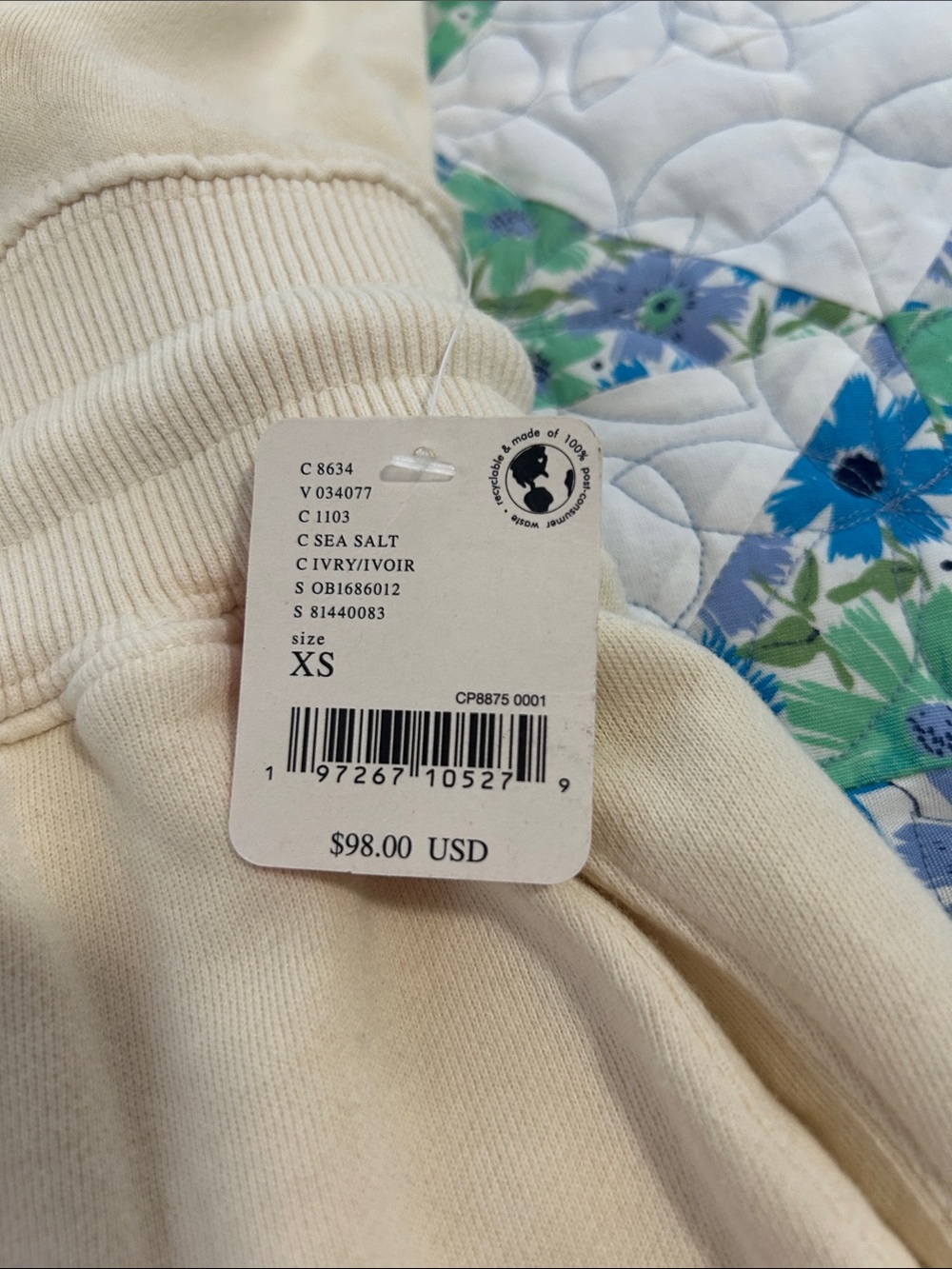 NWT FP Movement Throw and Go onesie XS - Picture 6 of 8